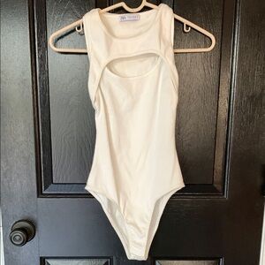 Zara womens off white One Piece